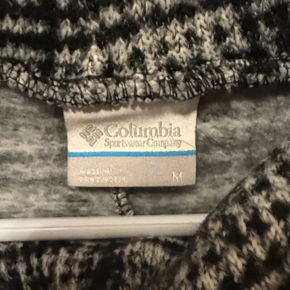 Columbia Black and Gray Plaid Turtleneck Sweater - Picture 2 of 6